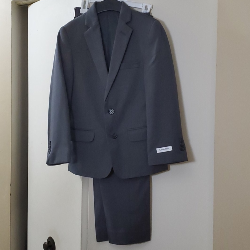 Charcoal Grey Calvin Kevin Suit Set